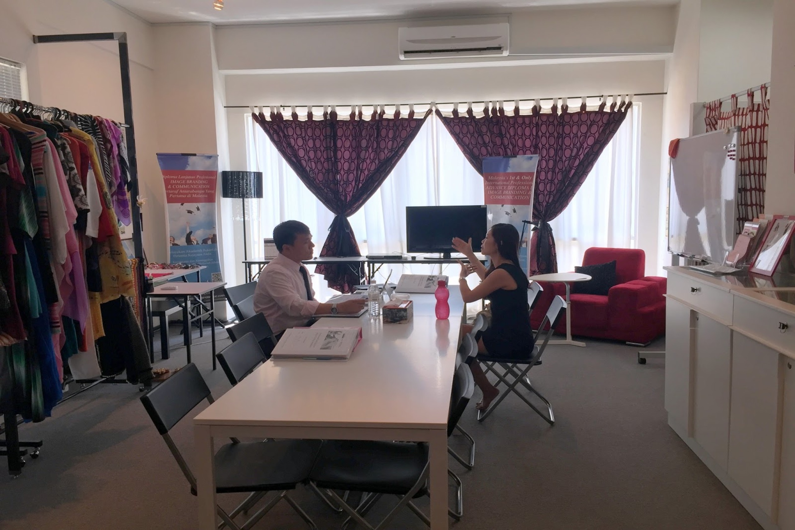 External verification visit and interview for the final exam student