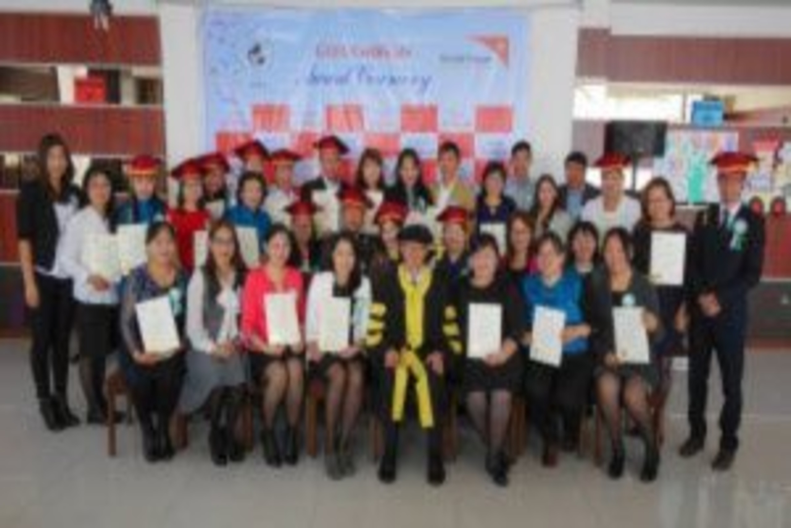 225 World Vision Mongolia, China staff completed professional Bachelor